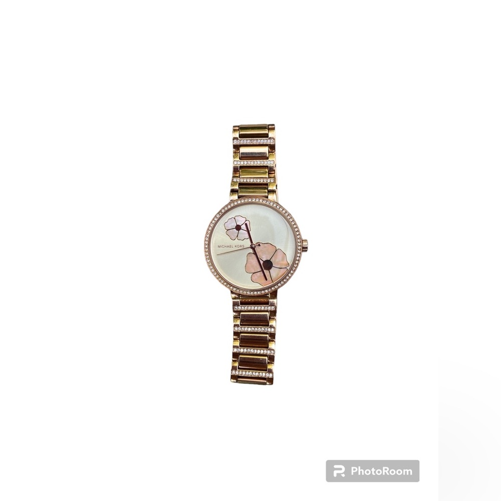 Michael Kors Rose Gold Floral Women’s Watch